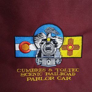 Cumbres Toltec Scenic Railroad Parlor Car Tote Bag Train Colorado New Mexico